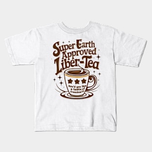 Helldivers Super earth approved taste of freedom Kids T-Shirt